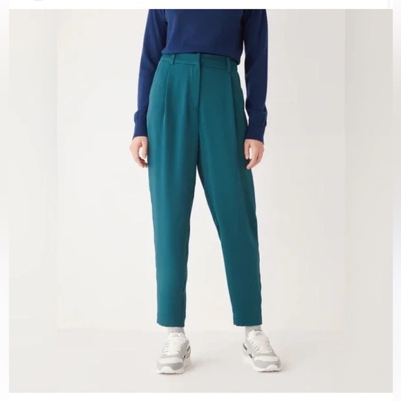 NWT FRANK & OAK High-Waisted Pants - Picture 1 of 10